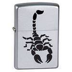  зажигалка ZIPPO Scorpion Satin Chrome