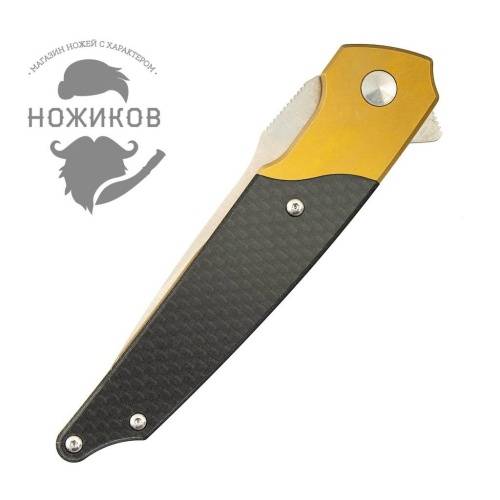 5891 Amare Knives Pocket Peak Gold фото 3