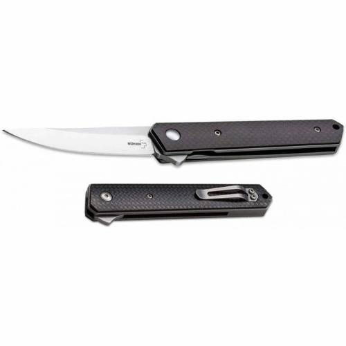 3810 Boker Mini Kwaiken Folder Carbon (IKBS® Flipper) - 01BO283 фото 9