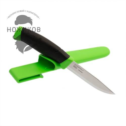 504 Mora Нож с фиксированным лезвием Morakniv Companion Green фото 14