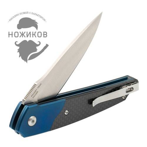 5891 Amare Knives Pocket Peak Blue фото 2