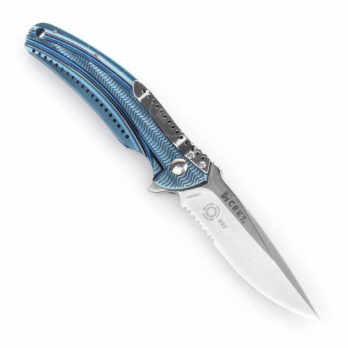 Складной нож CRKT Ripple Blue Combo фото 5