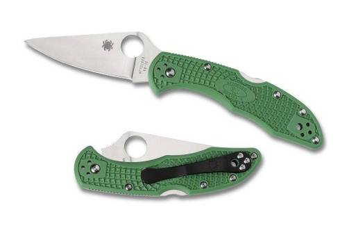 5891 Spyderco Delica 4 Flat Ground - 11FPGR фото 7