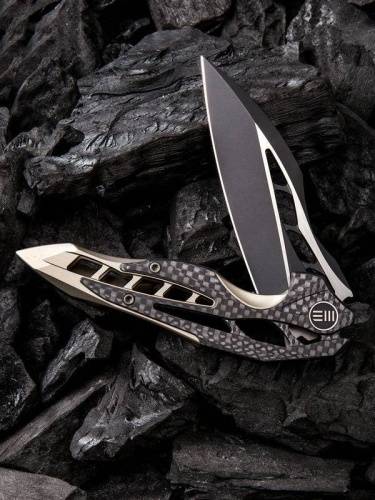 5891 WE Knife Arrakis Champagne carbon фото 5