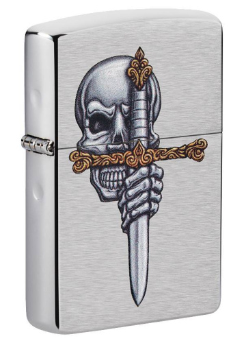 499 ZIPPO  ZIPPO Woodchuck Cherryпокрытием Brushed Chrome